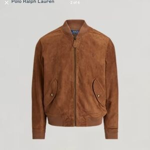 Brand New Polo Ralph Lauren Suede Jacket Medium Retails $798